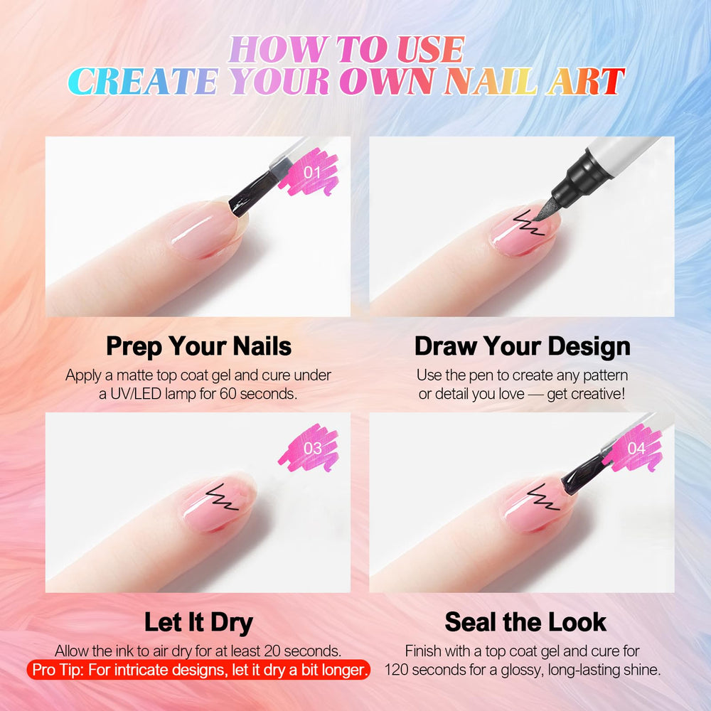 Magic Armor stylo art ongles portable et leger pour deplacements