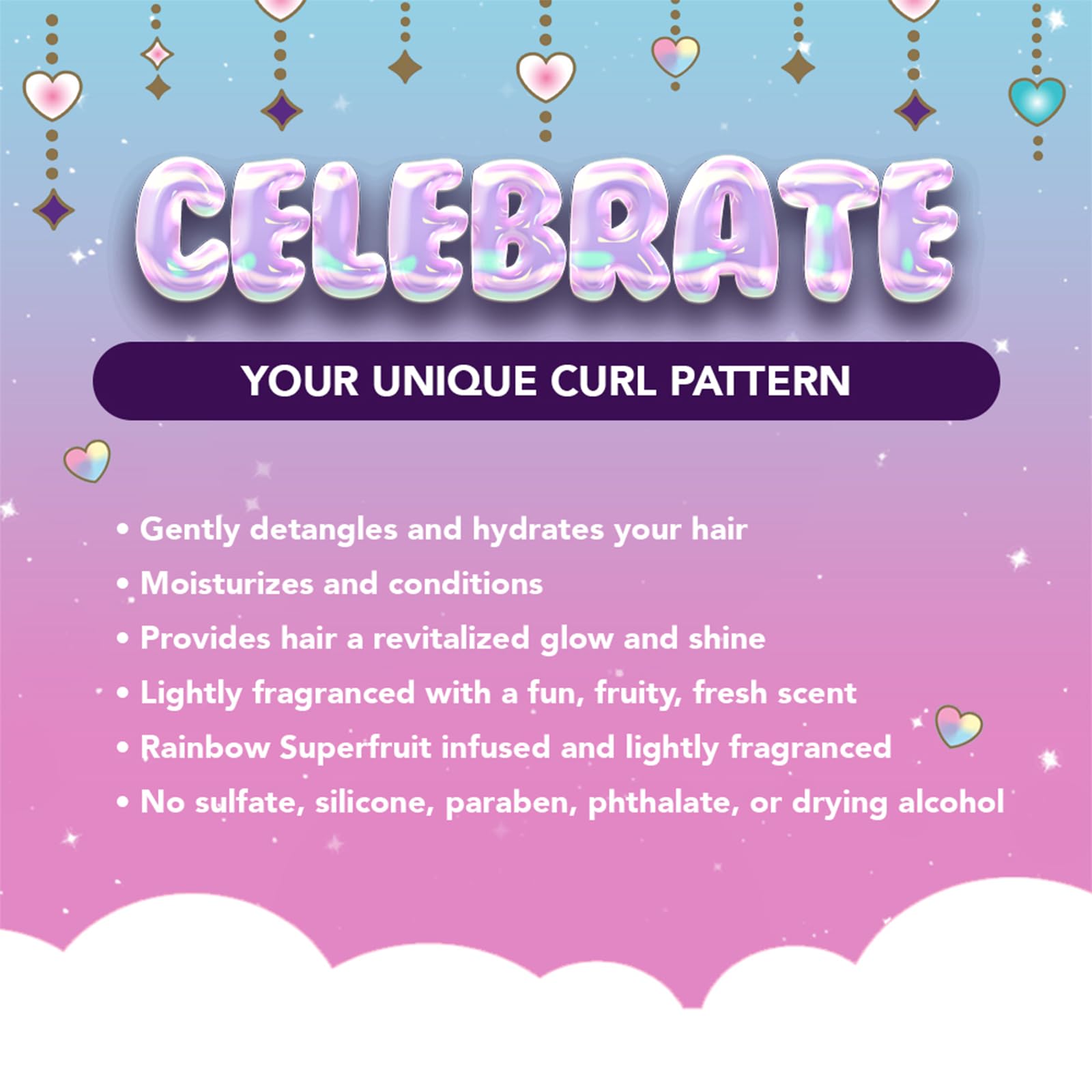 MAGICAL TRESSES Afro Unicorn - hydratant sans silicone, ingrédients naturels.