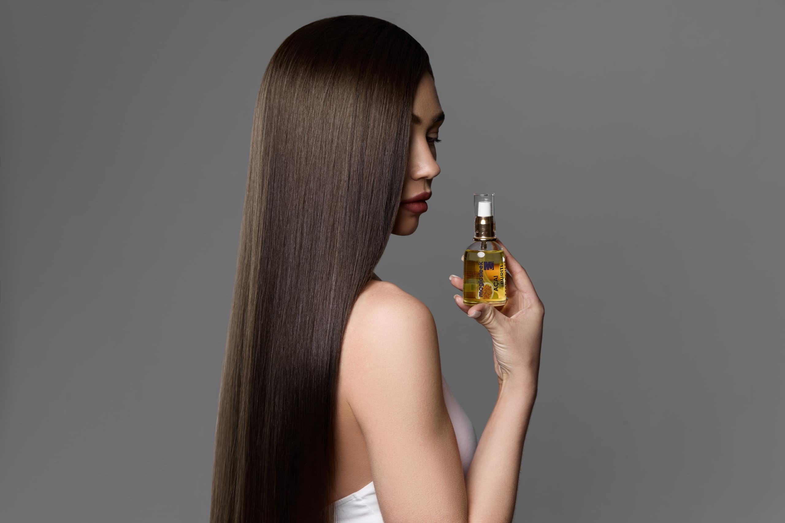 Magicsleek serum cheveux acai maracuja, texture légère et démêlage facilité