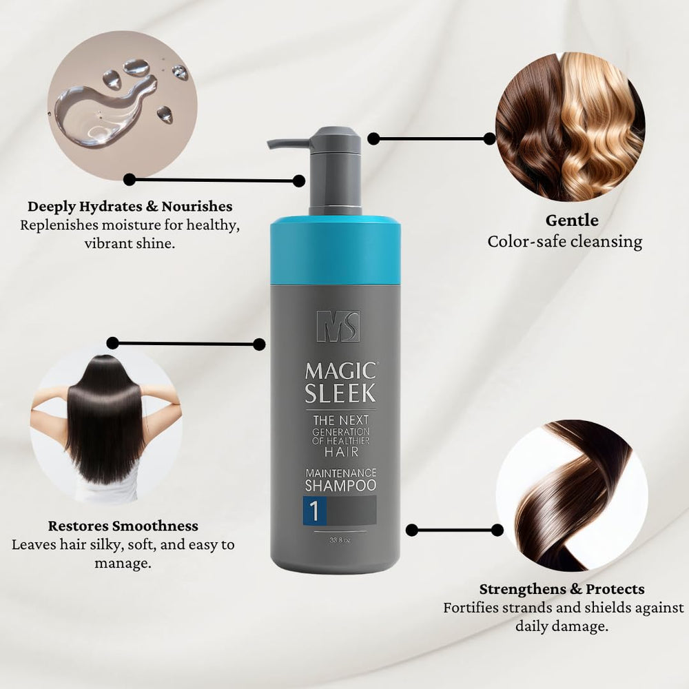 MagicSleek Shampoing emballage écologique pour une routine responsable