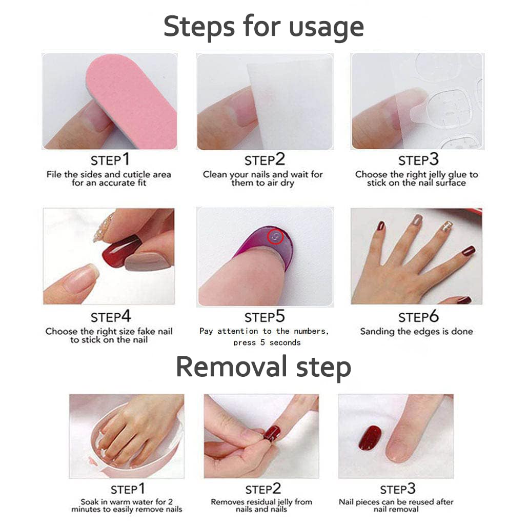 MAGLFELL ongles taille M – guide d'ajustement pour un port confortable.
