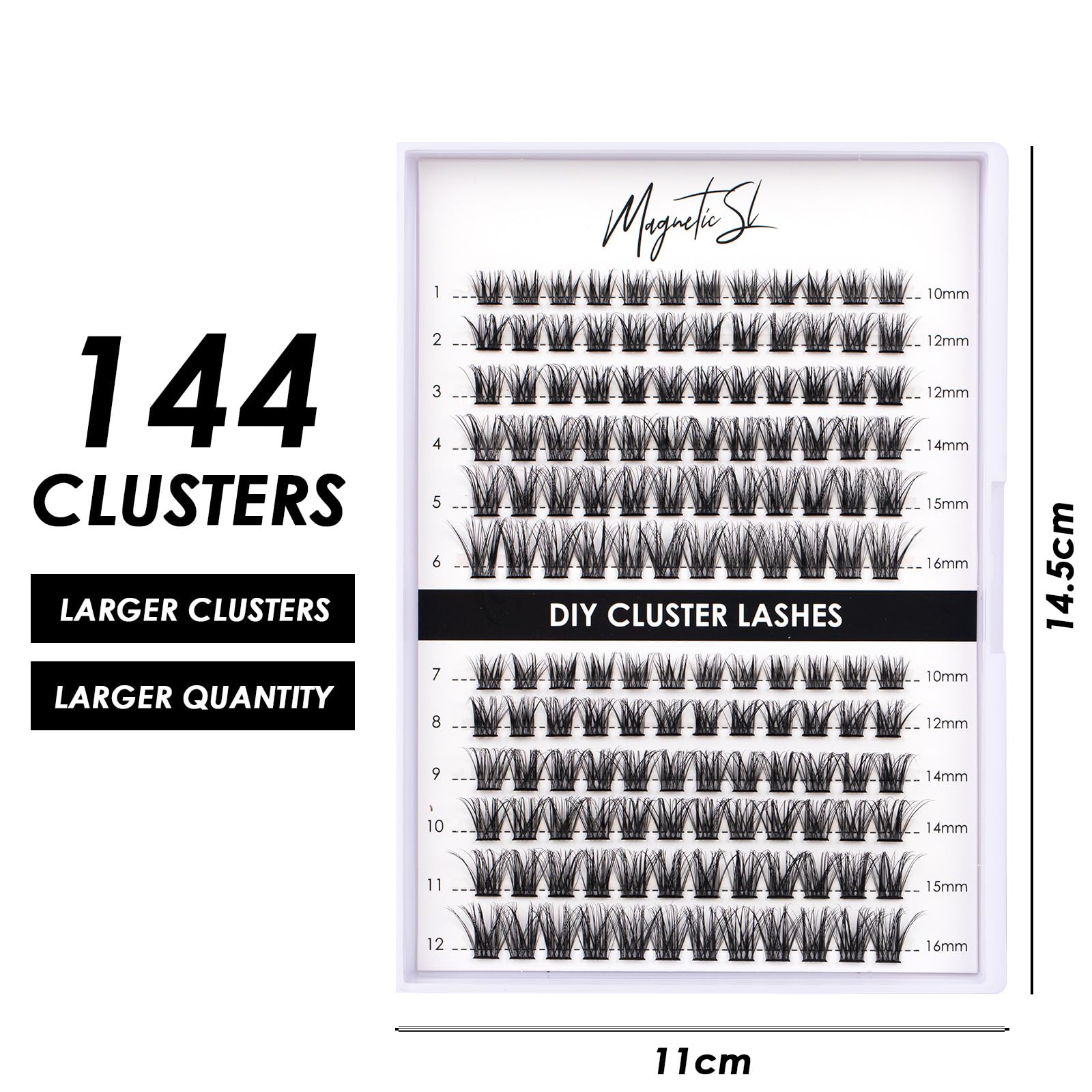Magnetic SL Lash Clusters : application rapide et simple pour un regard naturel