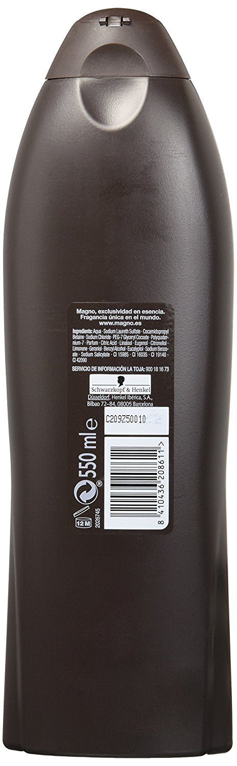 Magno Gel Douche – produit espagnol, parfum raffiné pour peau douce et ferme.