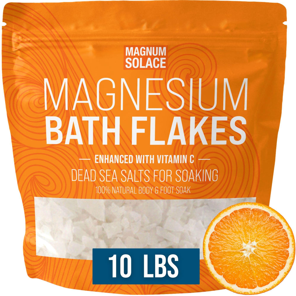 Magnum Solace: flocons de magnésium-bain pour détente et souplesse musculaire.