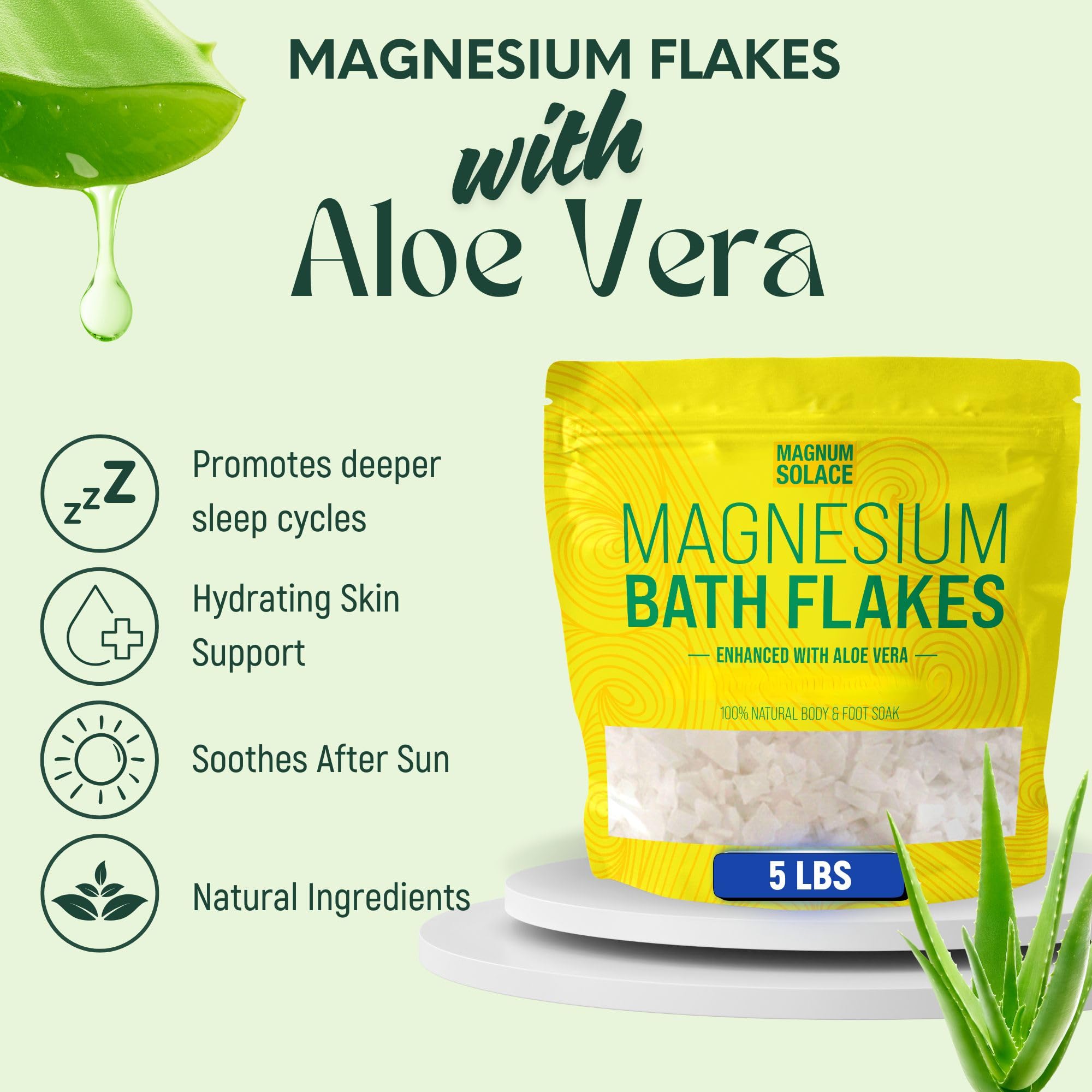 Sel Mer Morte Magnum Solace pour bain, purifiant et relaxant