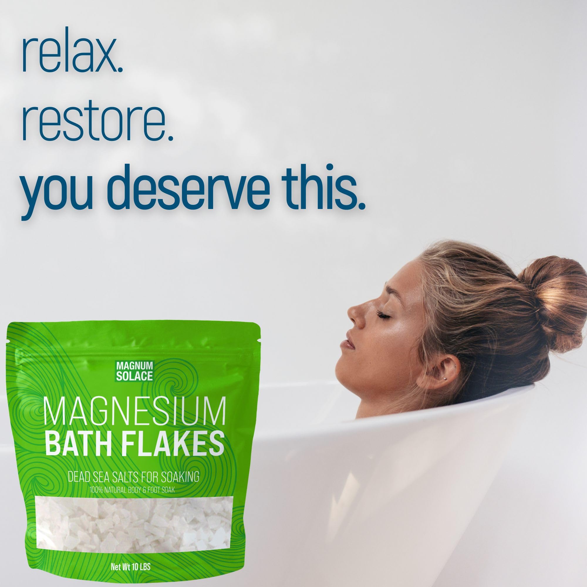 Magnum Solace sels Mer Morte, bain apaisant et pur