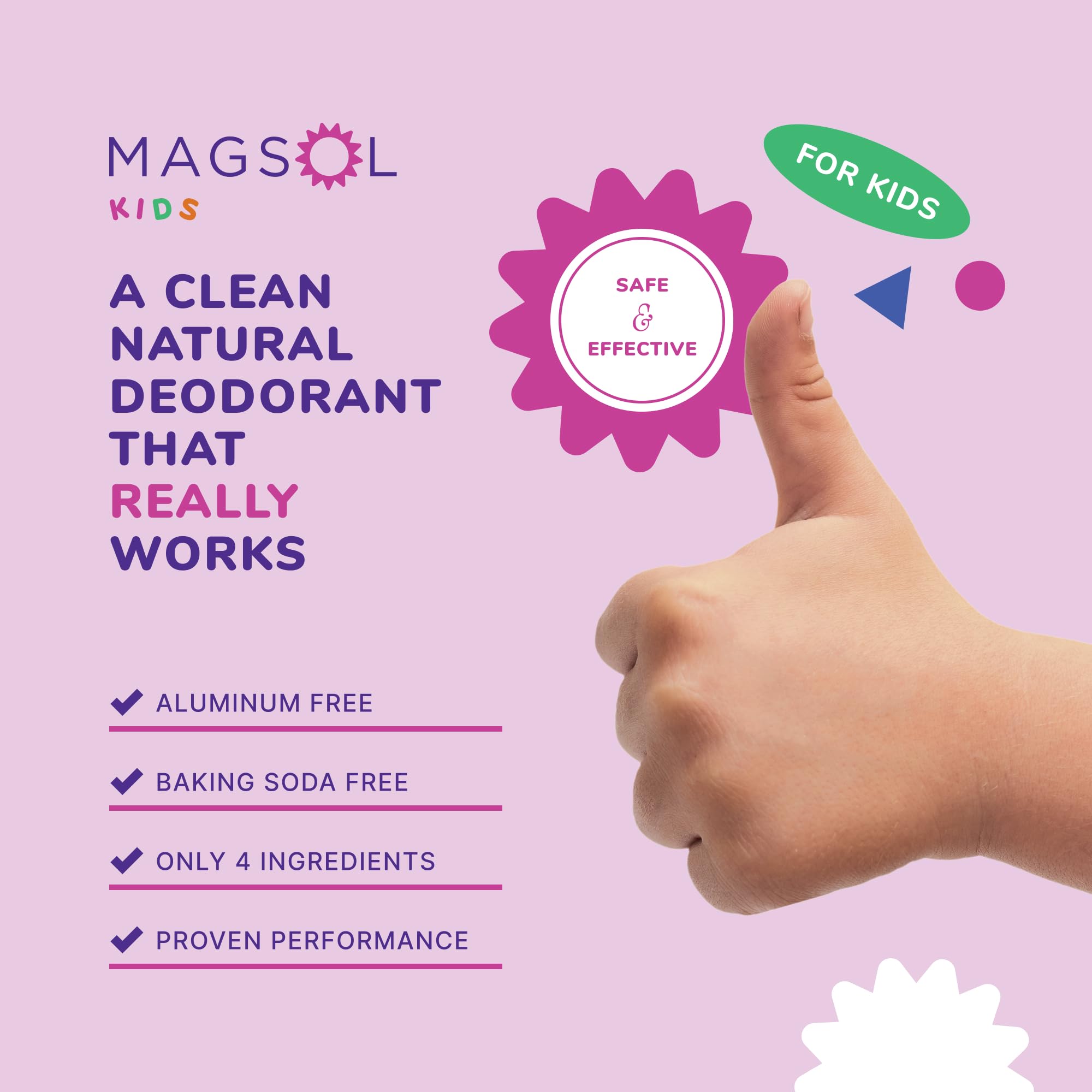 MagSol Organics Enchanted Dreamer déodorant — application facile peau sensible.
