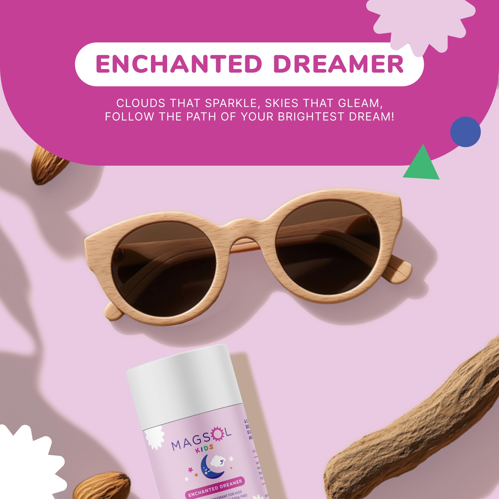MagSol Organics Enchanted Dreamer — sans aluminium idéal pour les jeunes utilisateurs.