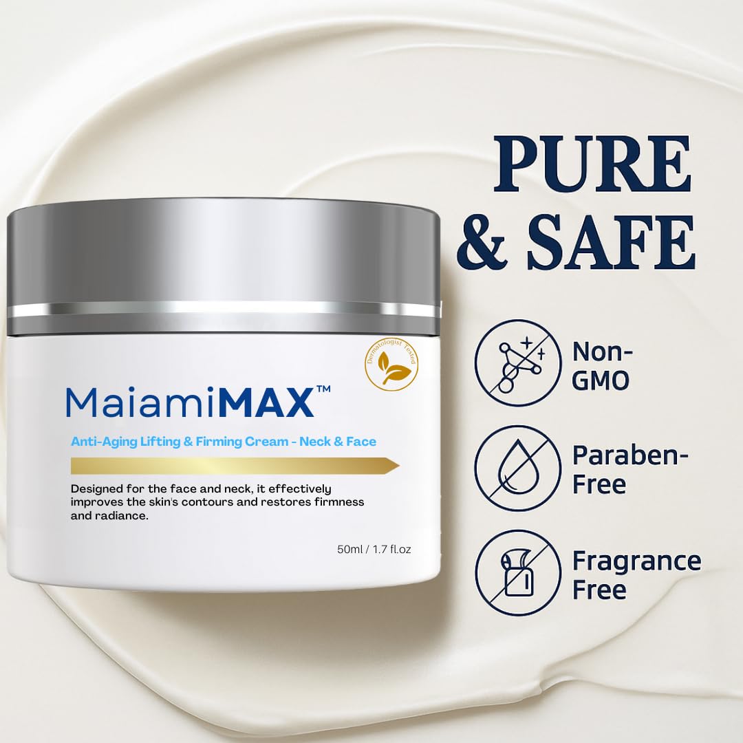 Maiaimimax Crème Lift Cou: cou raffermi et peau hydratée.