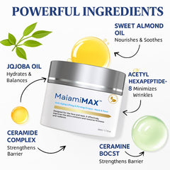 Maiaimimax Crème Texture Peau Souple: surface plus lisse et confortable.