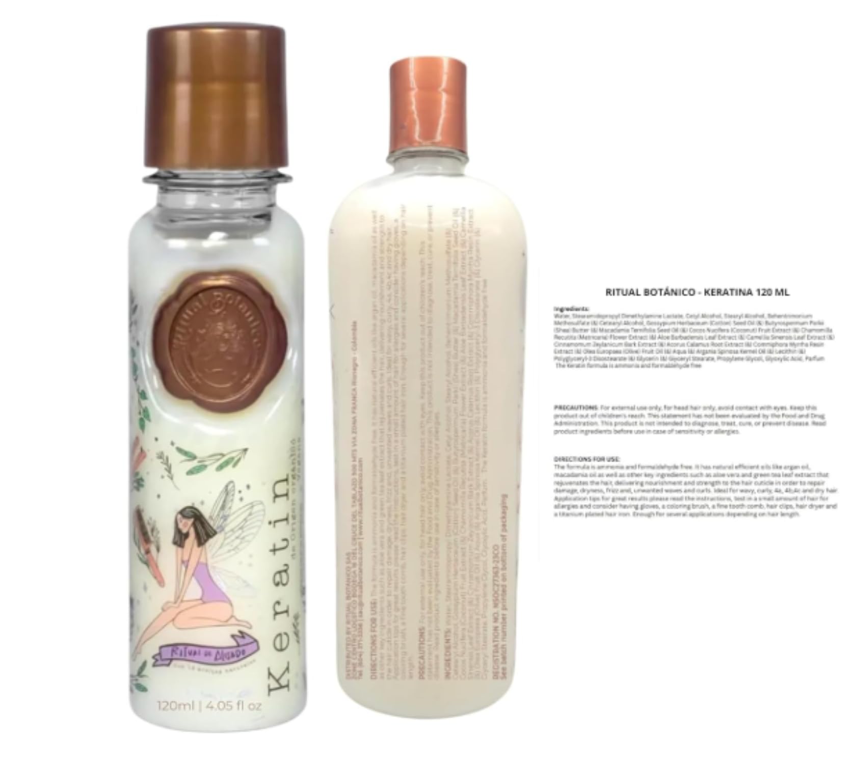 Application du Keratina Ritual Botanico – répartition précise sur les longueurs