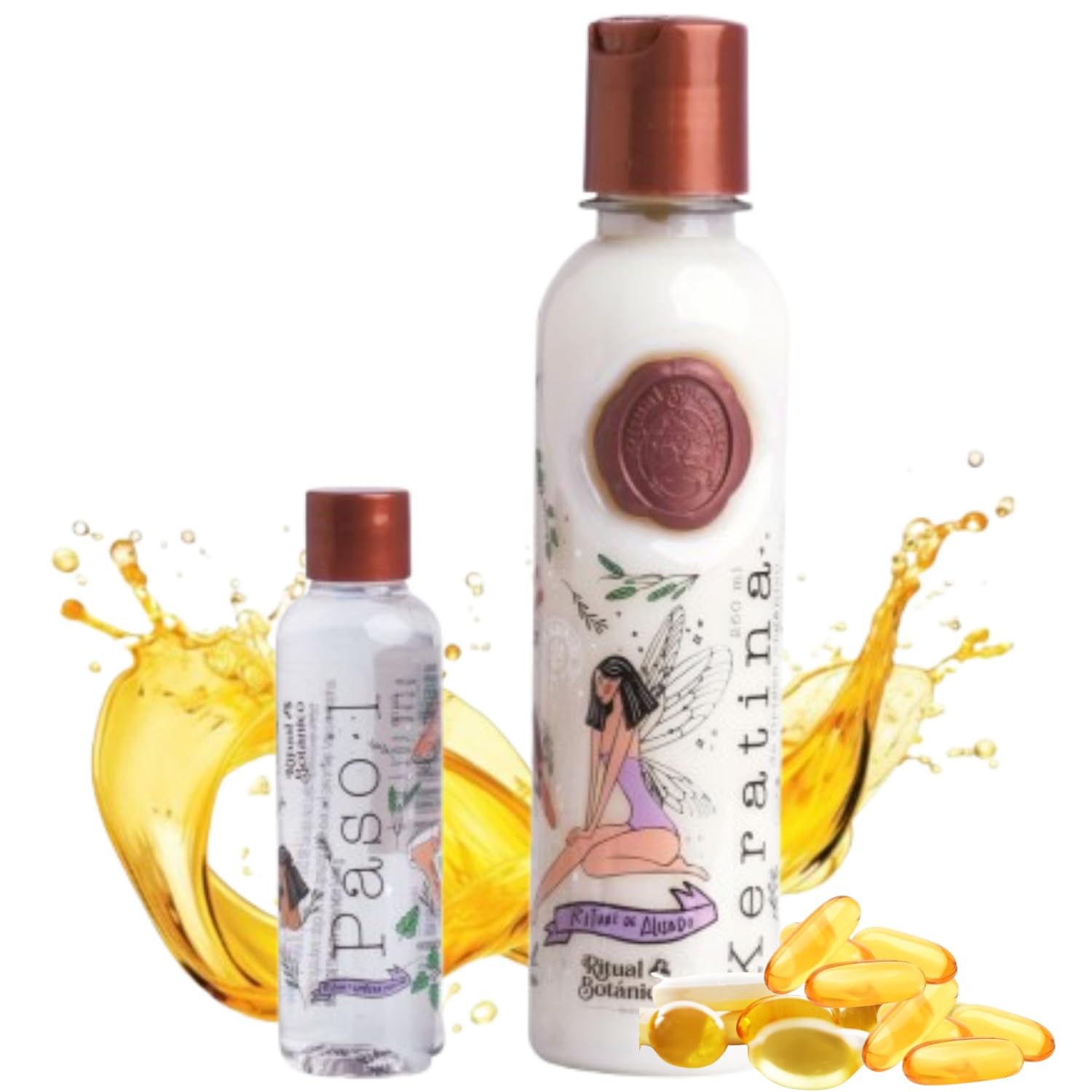 Maike Amour Rituel Botanique Keratine Organique bouteille 250 ml, brillance et douceur