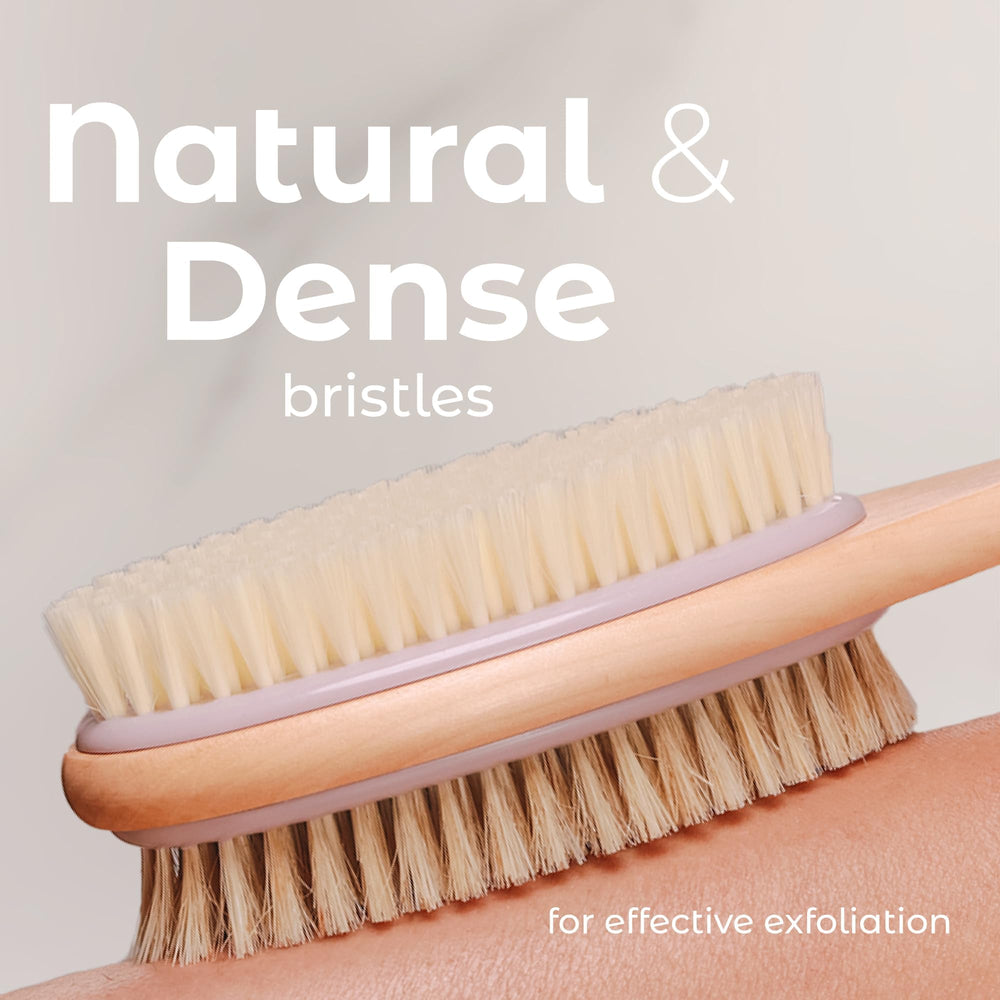 MainBasics brosse-dos poignee-anti-glisse – prise sécurisée sous la douche.