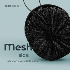 MainBasics éponge-loofah douce pour une mousse généreuse