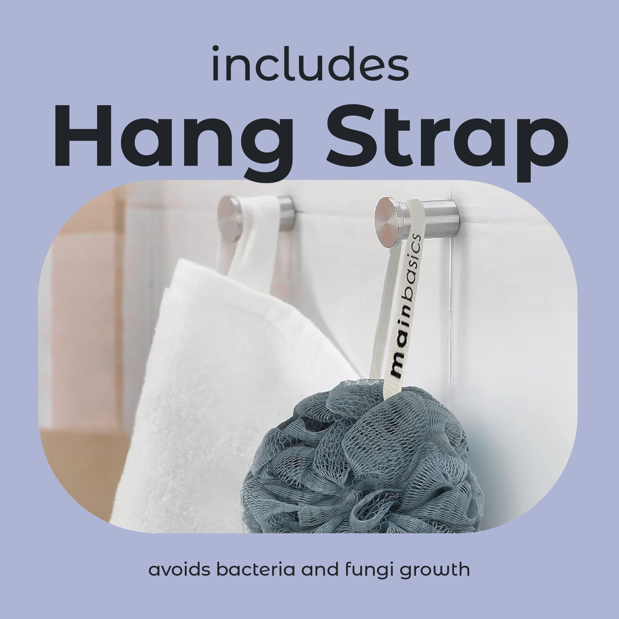 Gant MainBasics, nettoyage facile et rangement pratique dans la salle de bains.