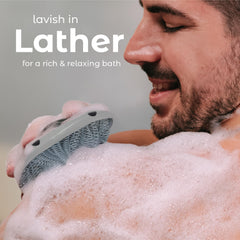 MainBasics poignée confortable facilite le maniement sous la douche.