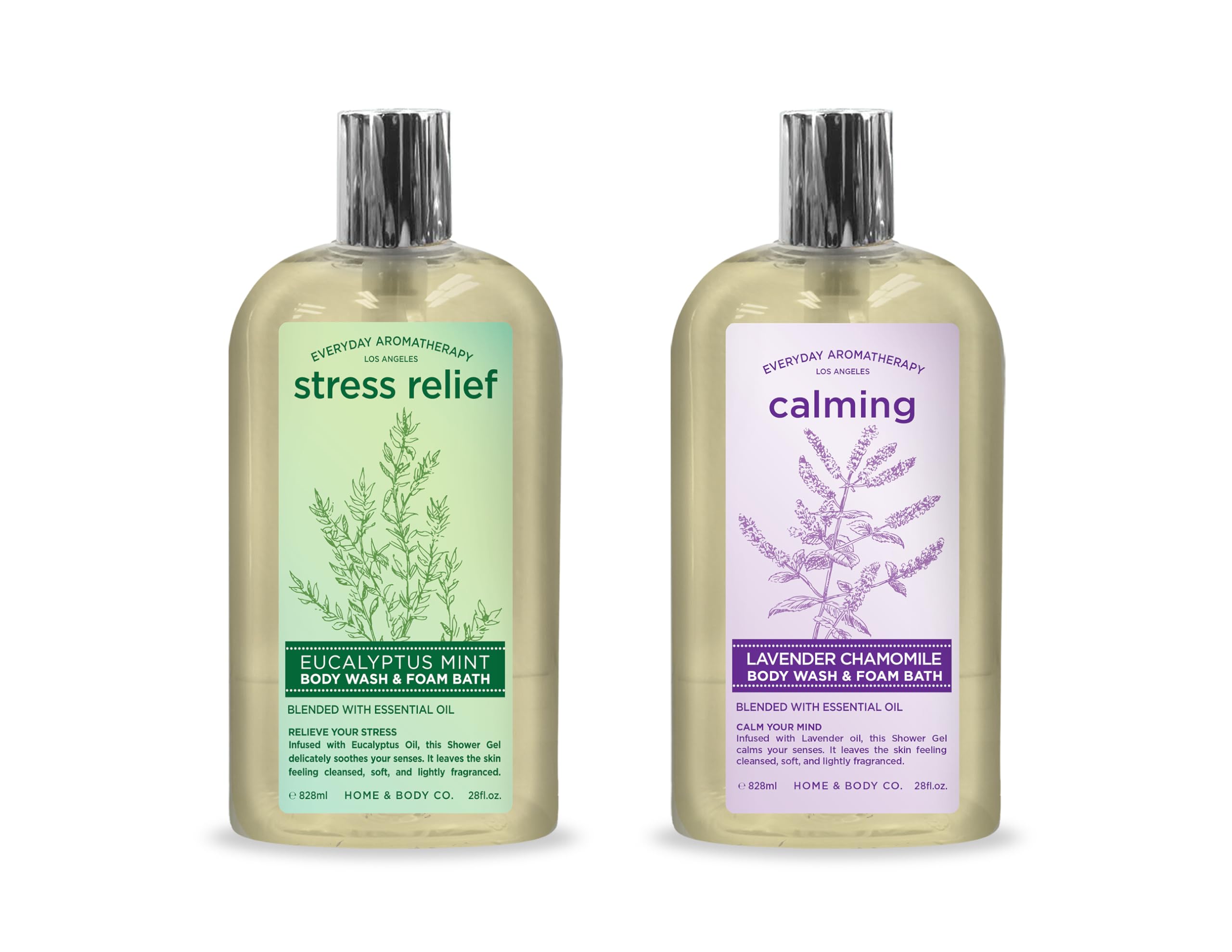 Maison et Corps gel douche eucalyptus menthe, fraîcheur revitalisante pour démarrer la journée.