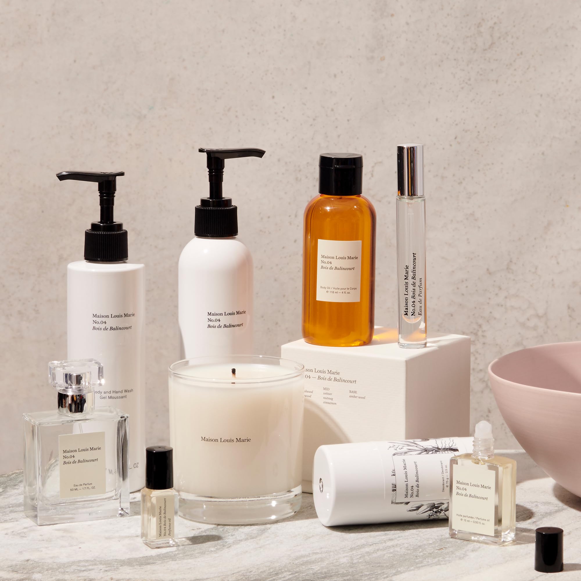 Maison Louis Marie No.04 Bois de Balincourt – rituel bien-être après douche
