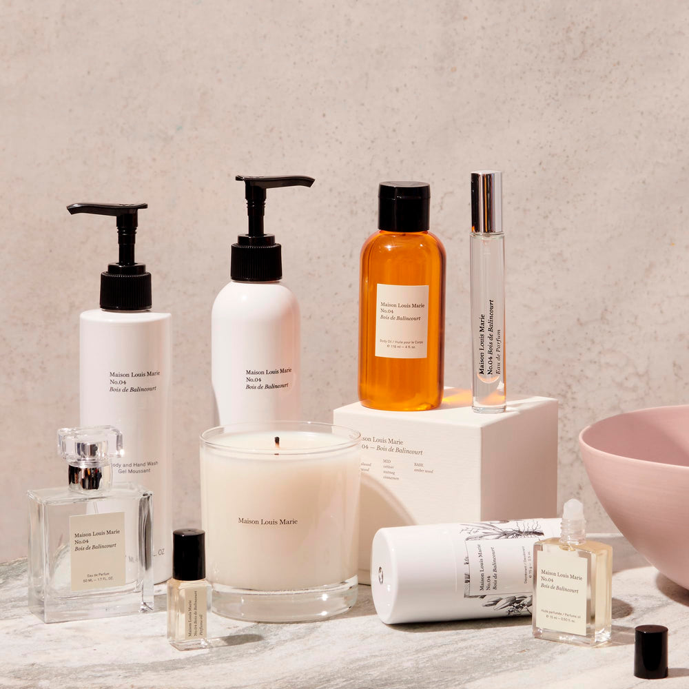 Maison Louis Marie No.04 Bois de Balincourt – rituel bien-être après douche