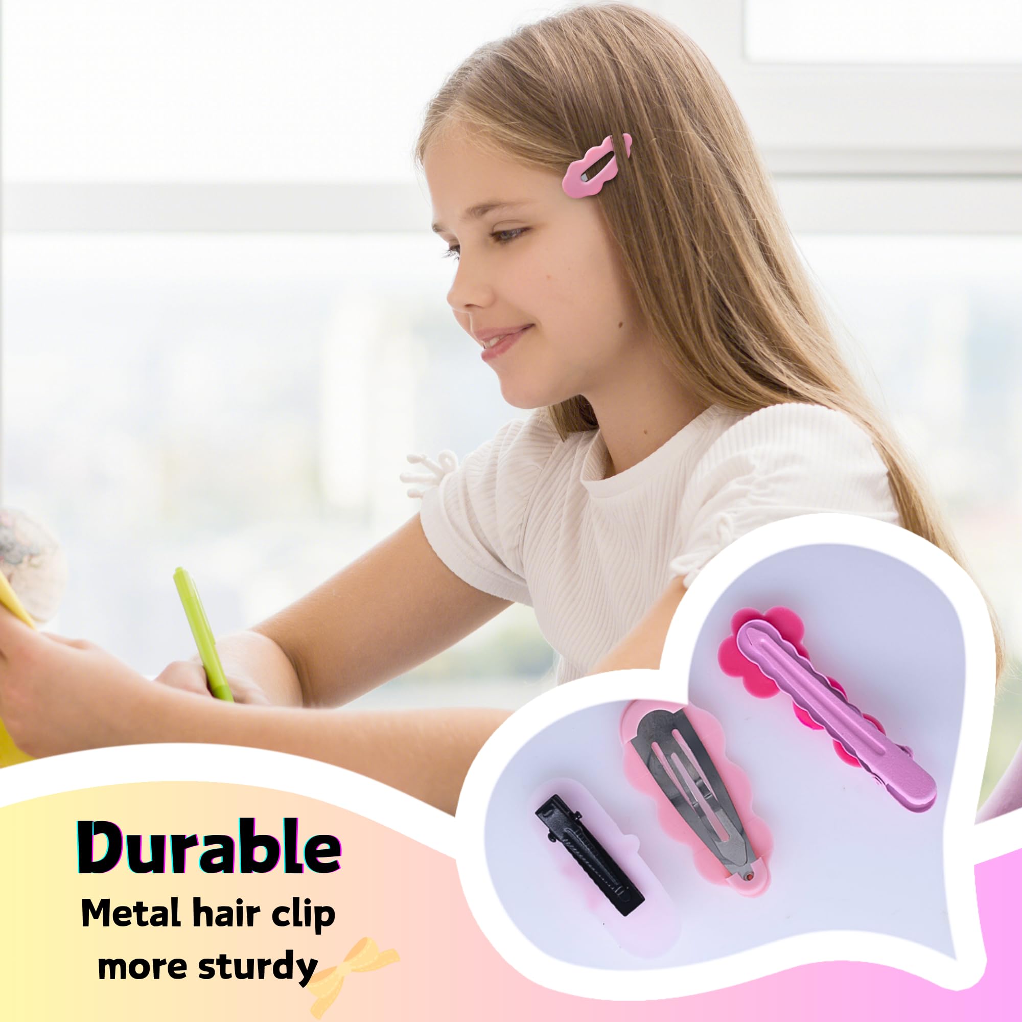 Barrette MAITIANISK cœurs : charme et confort en usage quotidien.