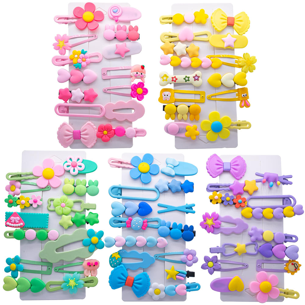 Barrette MAITIANISK fleurs : accessoire léger, colori vive pour tenues quotidiennes.
