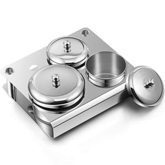 Maitys bol en acier inoxydable – lot de 3 pour mélanger et stocker poudre et liquide.
