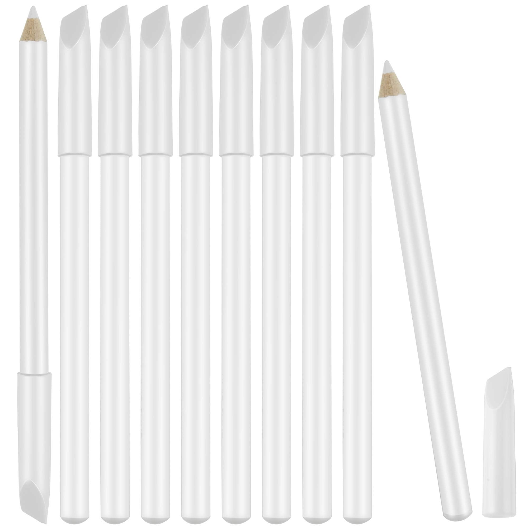 Maitys crayon blanc pour ongles 2-en-1, bords nets et élégants.