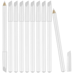 Maitys crayon blanc pour ongles 2-en-1, bords nets et élégants.