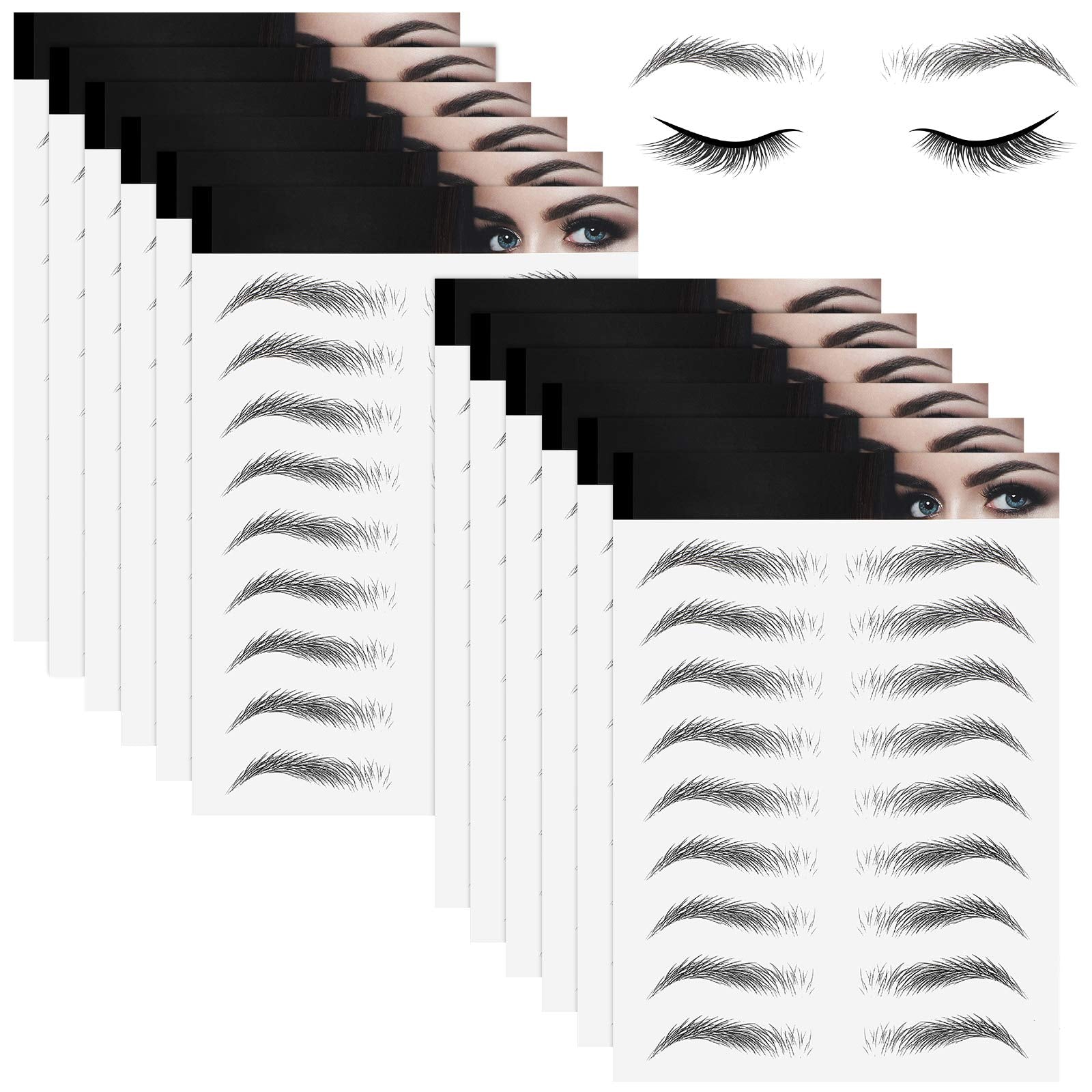 Maitys sourcils 4D à poils: aspect naturel et tenue durable.