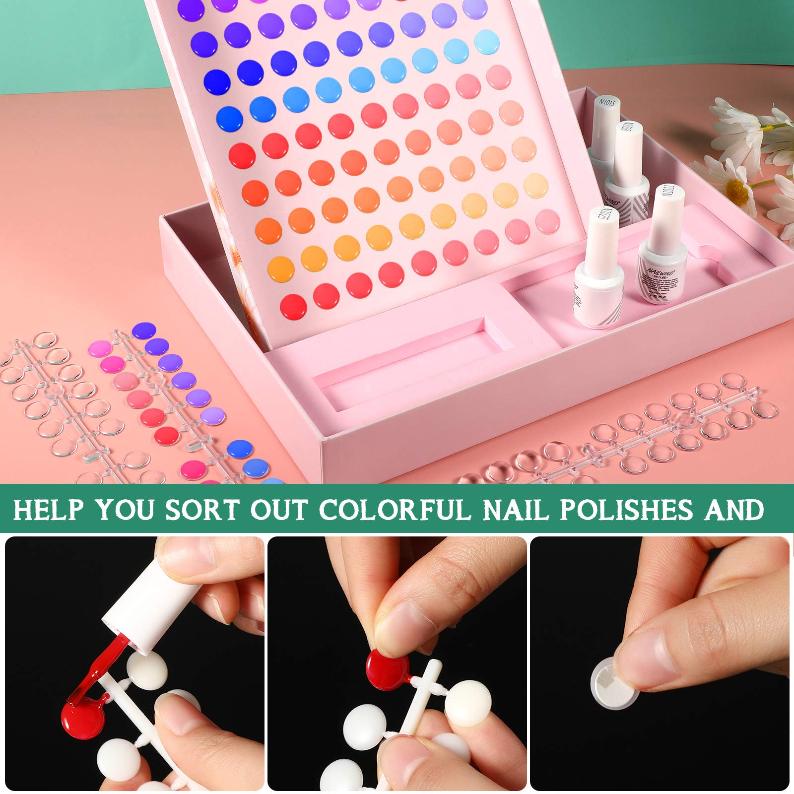 Maitys outil DIY pratique pour démonstrations et pratique du nail art.
