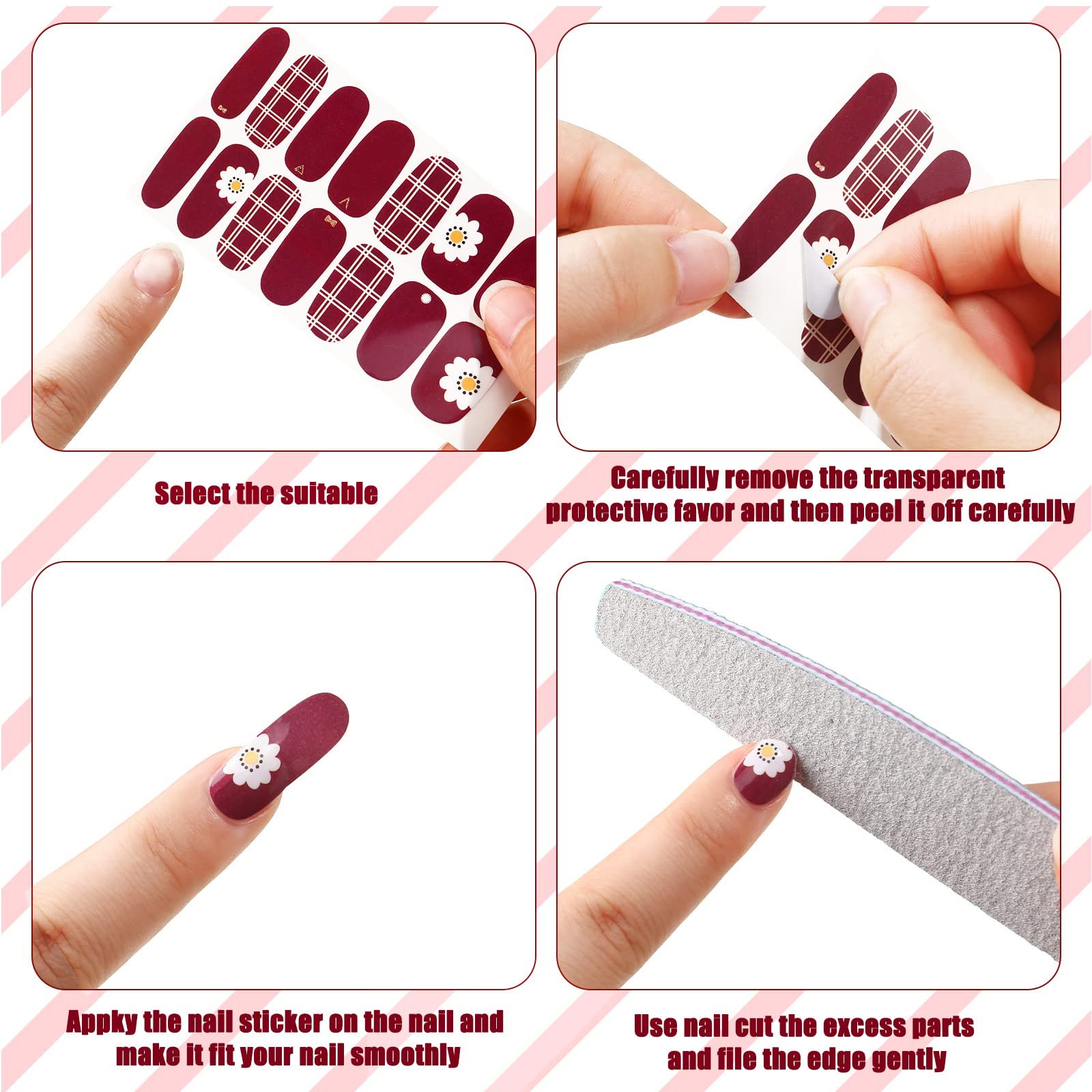 Maitys lime ongles incluse, outil pratique pour préparer l'ongle.