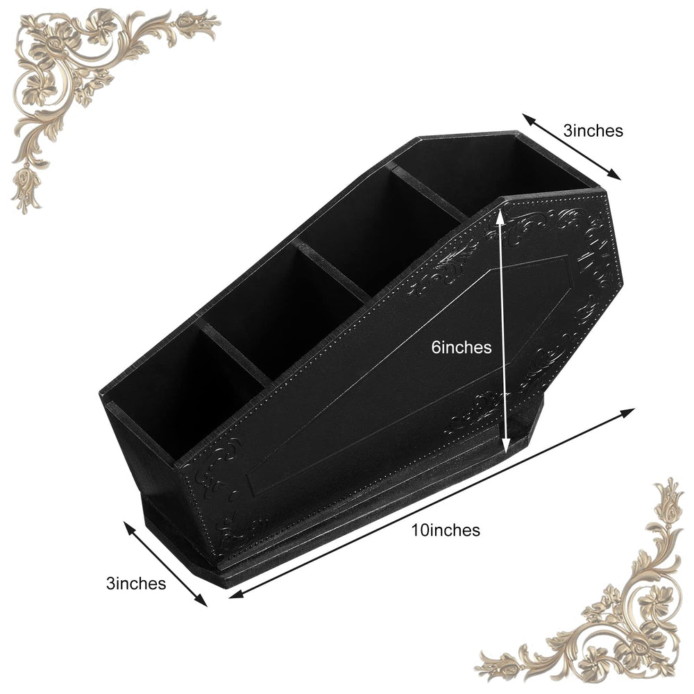 Porte-pinceaux Maitys avec quatre compartiments pour pinceaux et outils beauté