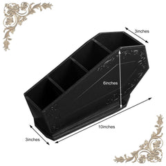 Porte-pinceaux Maitys avec quatre compartiments pour pinceaux et outils beauté