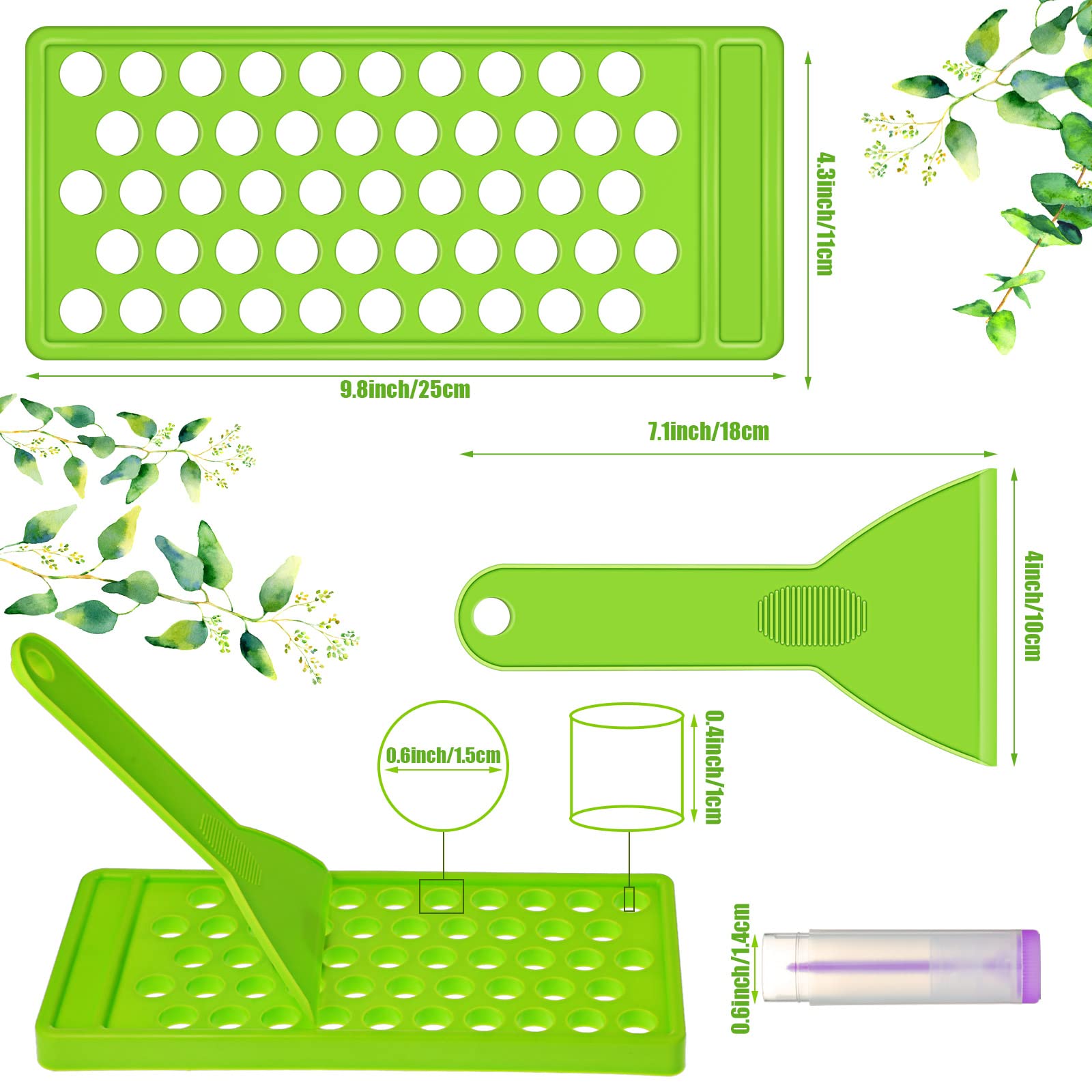 Maitys spatules: outils pratiques pour étaler uniformément le baume à lèvres.