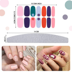 Maitys stickers ongles couleurs diverses pour assortir chaque tenue.