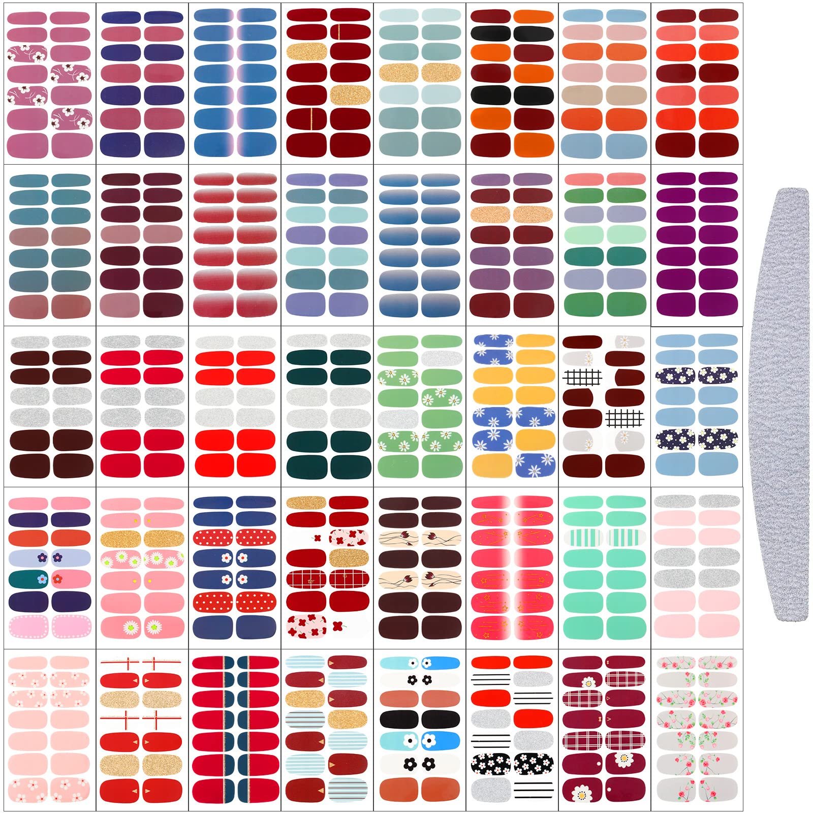 Ensemble complet Maitys de stickers ongles pour un look personnalisé.