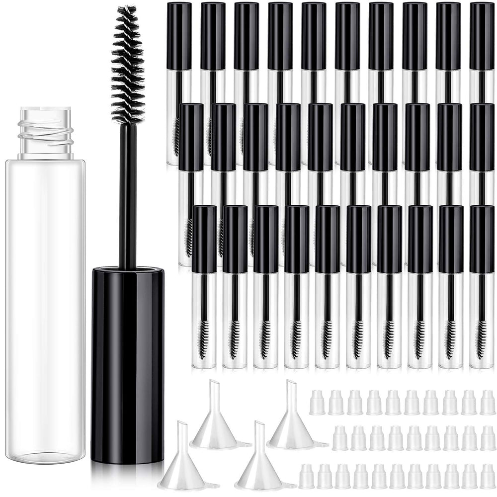 Maitys lot de 30 tubes mascara 10 ml, pratique pour voyage et rangement