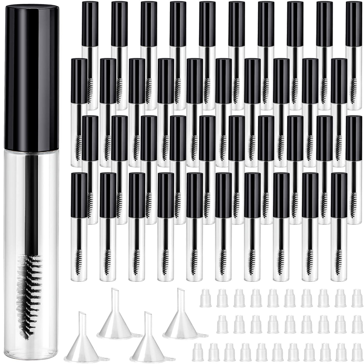 Maitys tubes mascara 10 ml noir, faciles à transporter