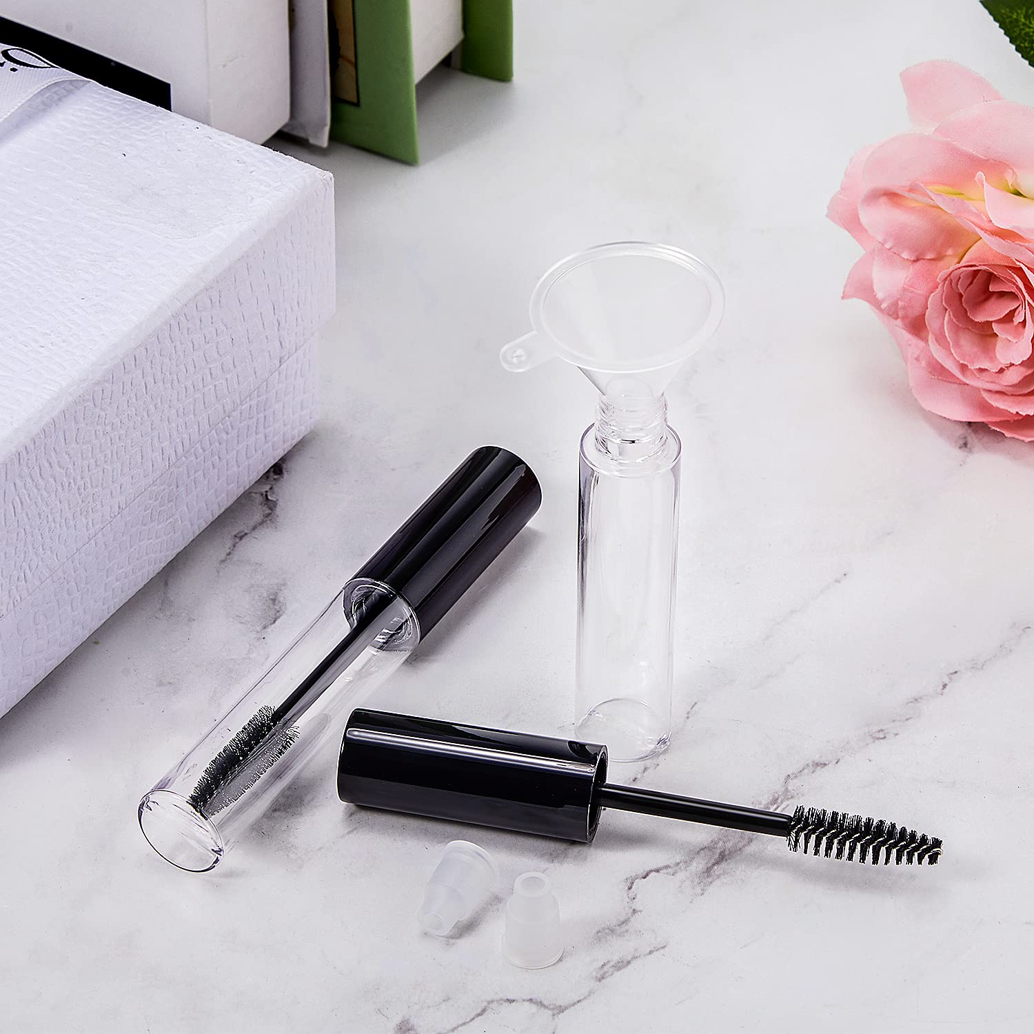 Tubes mascara plastique Maitys 10 ml réutilisables et solides