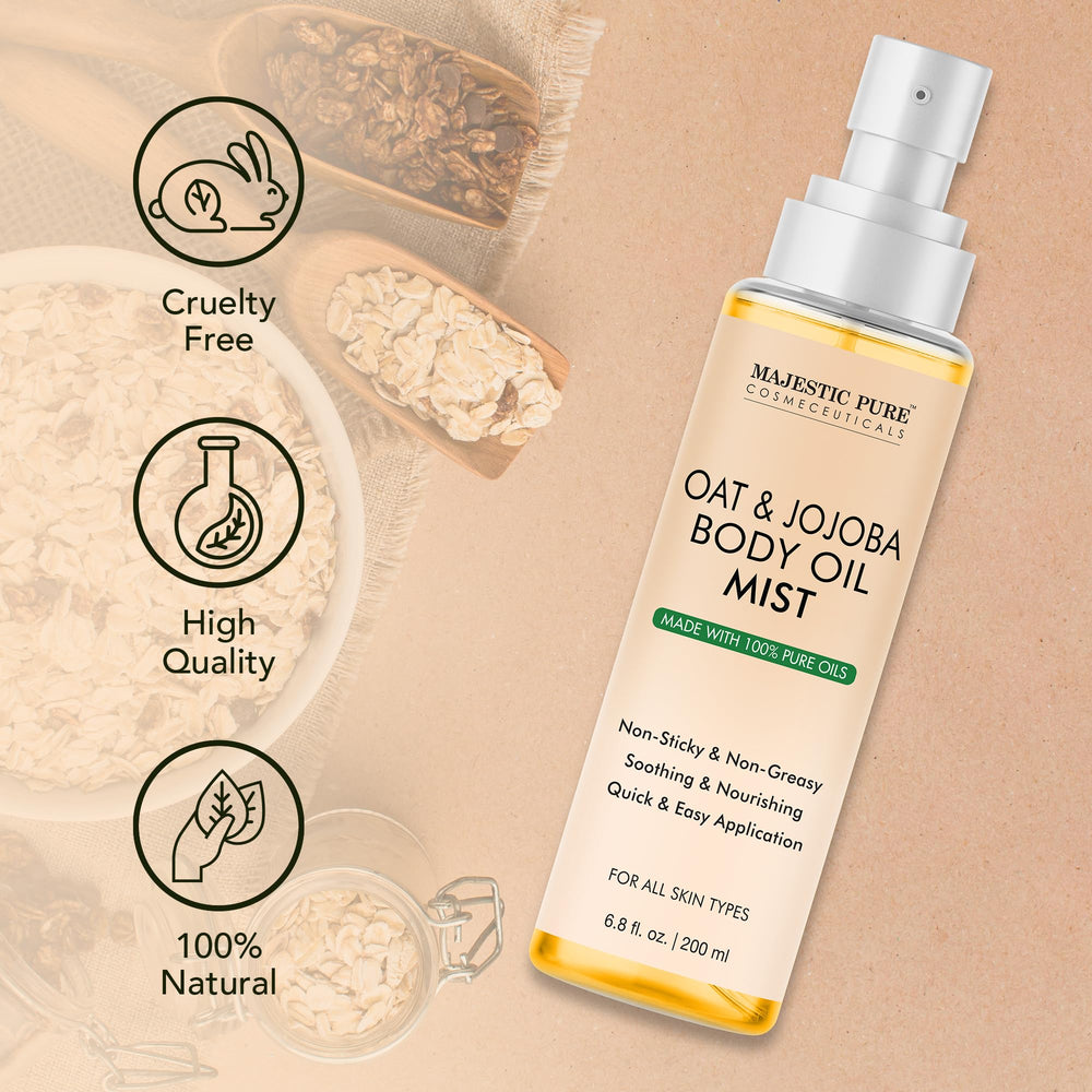 Majestic Pure après-douche brillance peau – peau lumineuse et hydratée.