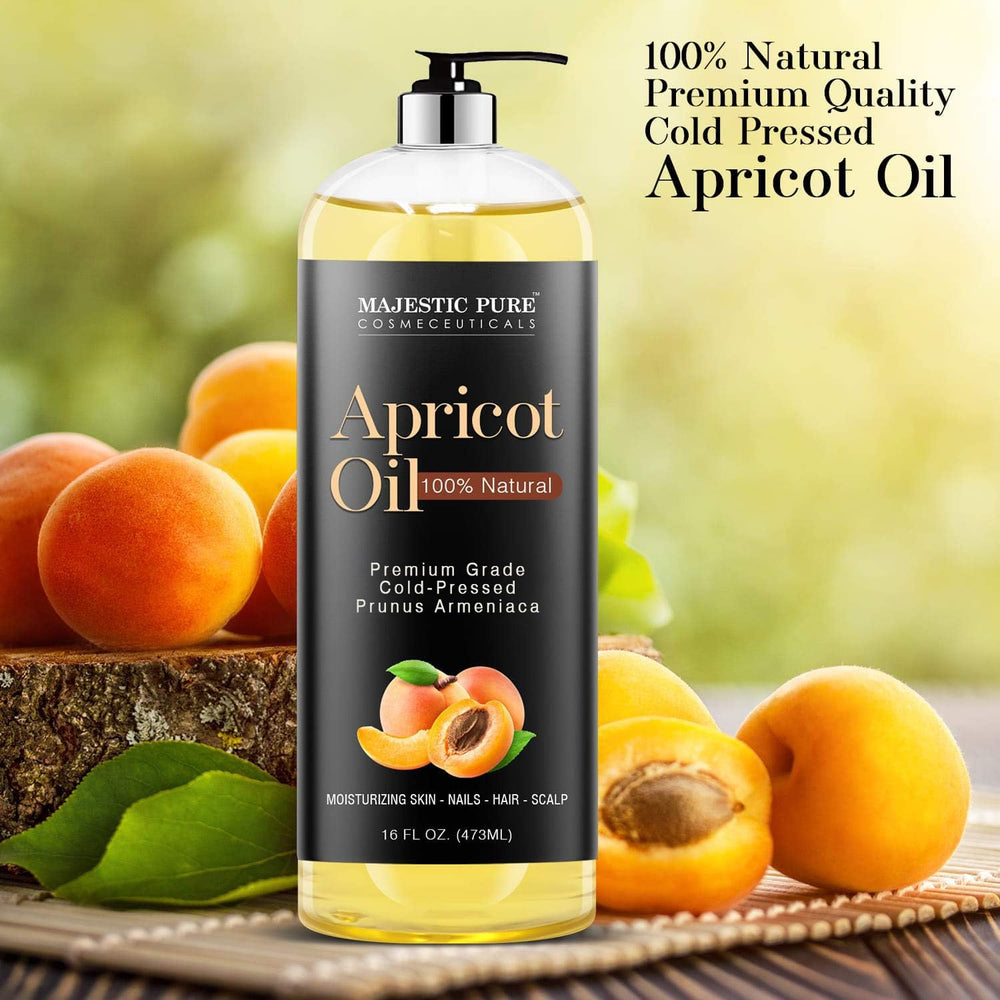 Close-up on Prunus armeniaca label highlighting natural origin