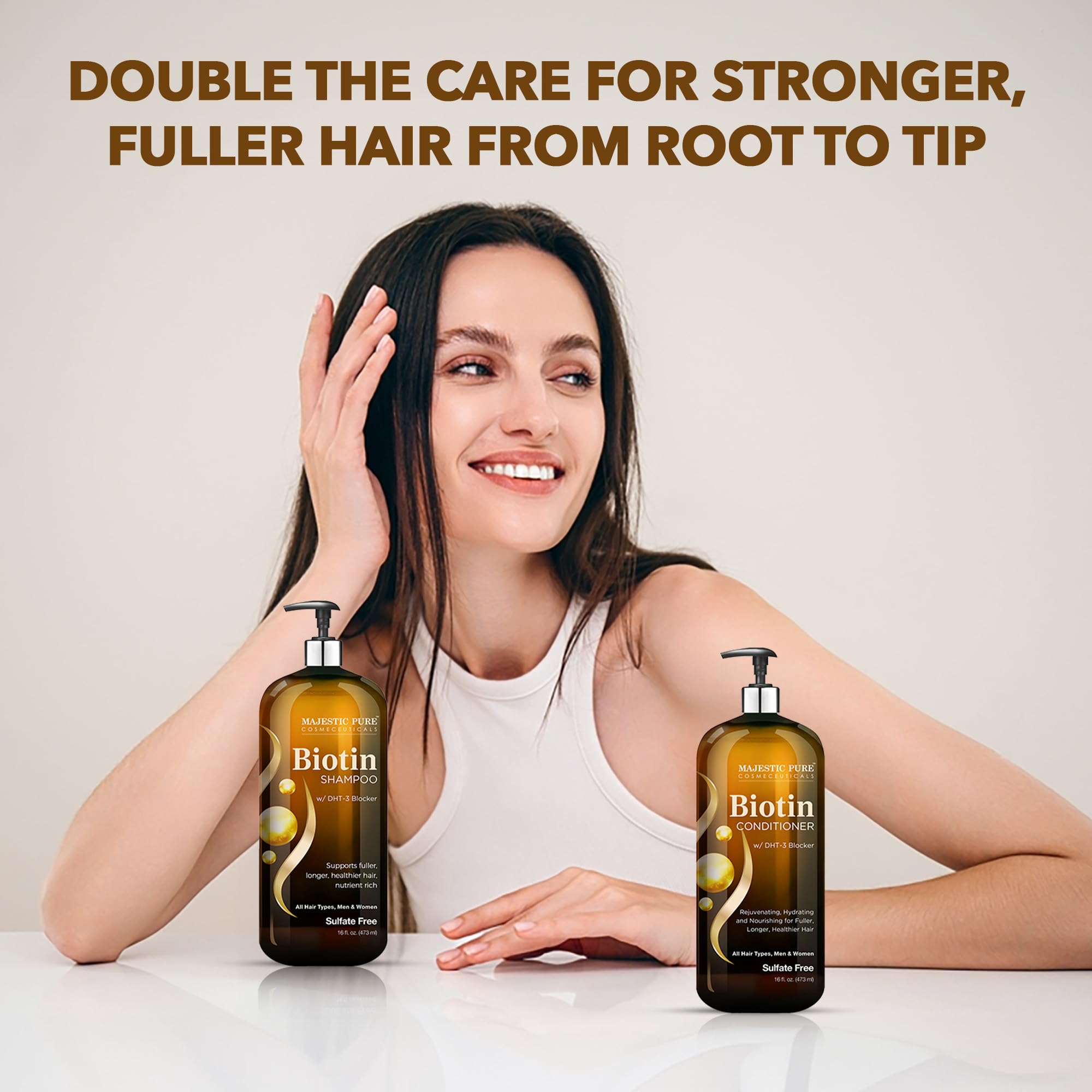 Duo Shampoing et Conditionneur Majestic Pure – packaging pratique.