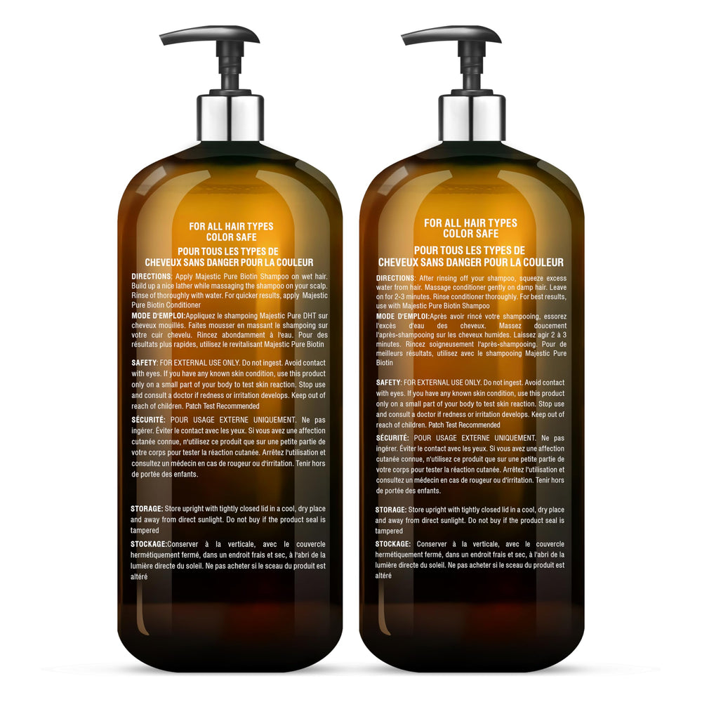 Shampoing Majestic Pure – mousse riche prête au lavage.