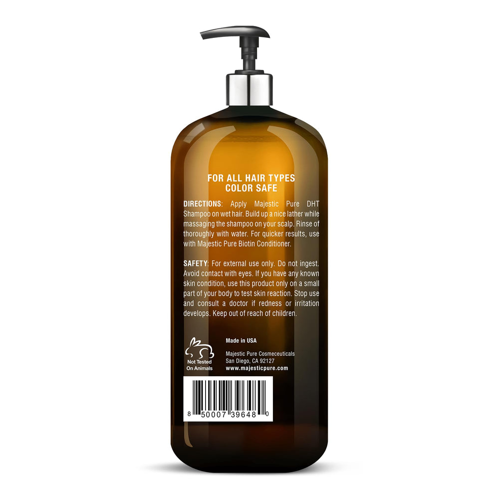 Majestic Pure Biotine – Ingrédients Keratine et Romarin, nourrissent les fibres capillaires.