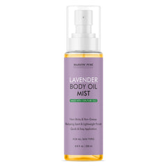 Brume huile lavande Majestic Pure, bouteille élégante prête pour détente après douche