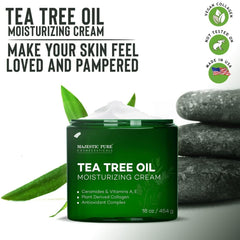 Crème Majestic Pure à l'arbre-a-the pour le corps, hydratation nourrissante