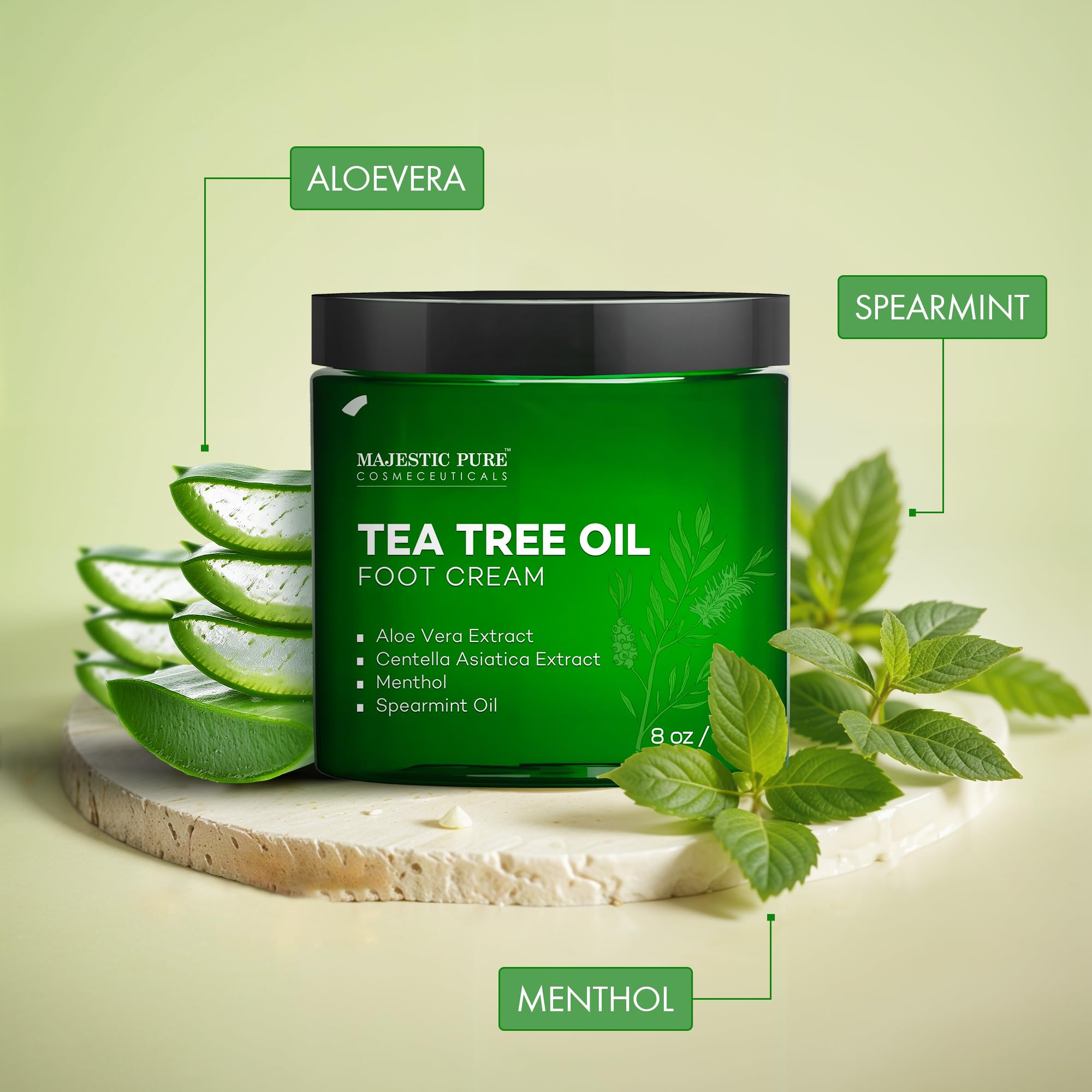 Majestic Pure Crème Orteils Hydratation Pied : combat la peau sèche entre les orteils