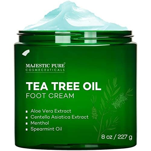 Majestic Pure Crème Pied Arbre Thé Absorption Rapide : pénètre rapidement et laisse la peau douce