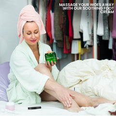 Majestic Pure Crème pieds lavande – application pieds, sensation chauffante relaxante.