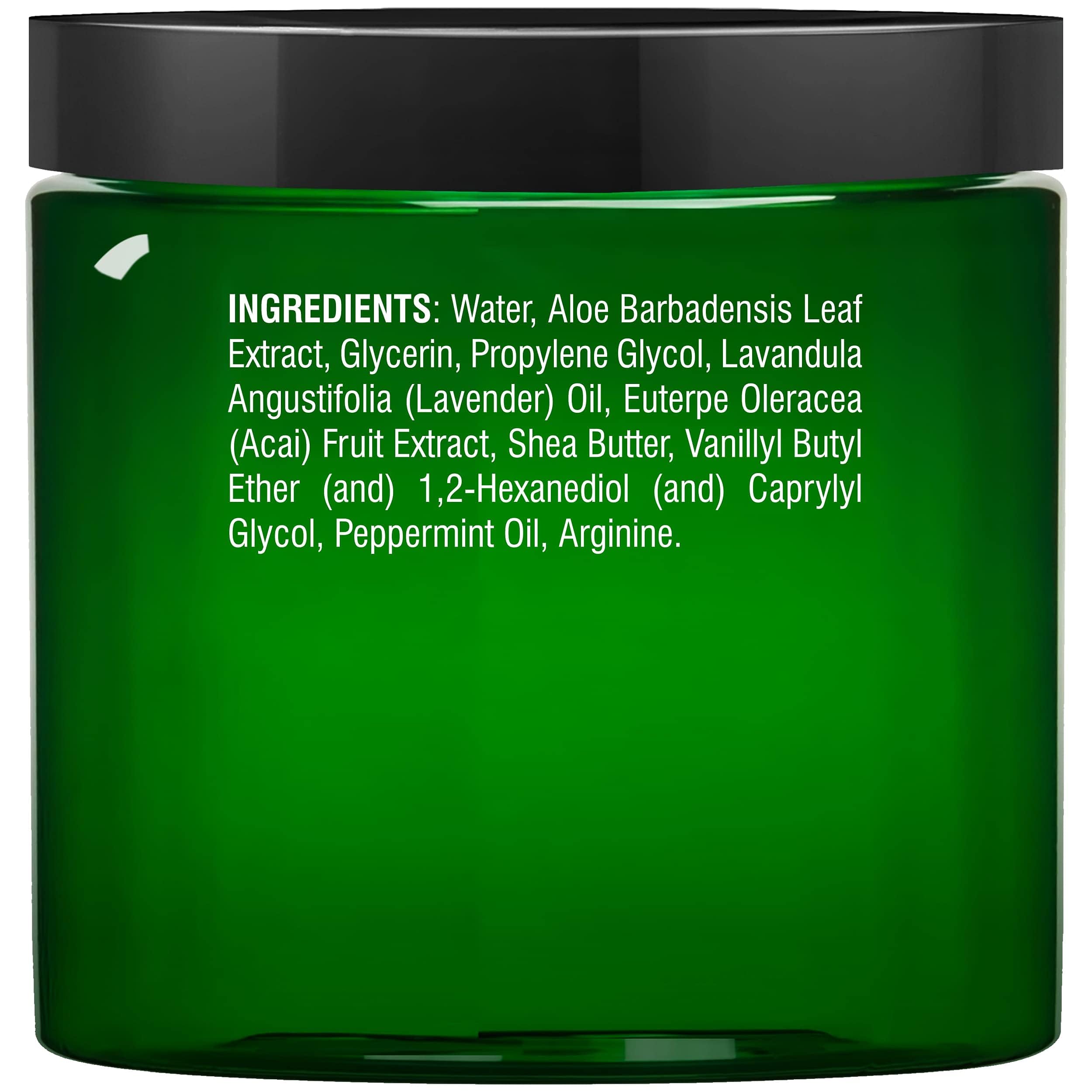 Majestic Pure Crème pieds lavande – ingrédients lavande et karité pour peau plus douce.